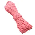 High-quality 4mm pink braided cotton cord for DIY crafts and handmade jewelry making - Sunset Glow