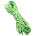Durable 4mm light green braided cotton core rope for DIY handicraft and home decorations - Grass Green