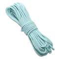 Premium 4mm light blue braided cotton cord for DIY jewelry crafts and home decoration - Aqua