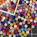 Colorful ABS textured waxberry imitation pearl beads for DIY hair accessory making - 50 Pieces/Pack (12mm) / Random Mixed Colors