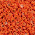 4x7mm orange acrylic beads with black star and moon patterns for DIY jewelry - 4x7mm Approx. 100 Pieces/Pack / Star & Moon Orange Red