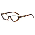 Lunettes de soleil œil-de-chat rétro avec monture en écaille et détails en métal doré. - Cadre Écaille de Tortue Or Anti-lumière Bleue