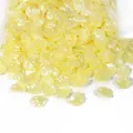 Gelbe Perlmutt-Blütenblatt-Perlen für handgefertigten DIY-Haarschmuck und Basteln - S / 20 Stück/Packung (15x17mm) / Gelb
