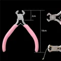 Profi 10cm Schmuckzange mit rosa Griffen, Seitenschneider für DIY-Handwerk und Hobby - Vornschneider / 10cm / Rosa