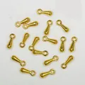 Σετ από χρυσά μενταγιόν σταγόνας 2x7mm για χειροποίητα DIY αξεσουάρ κοσμημάτων - Πακέτο 30 Τεμαχίων / Χρυσό