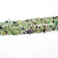 Natürliche bunte Fluorit Edelstein Schotterperlen für DIY Schmuck - Mittel 5-8mm 80cm/Strang / Natürliche Fluorit Splitter