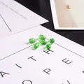 Cuentas de cristal de vidrio facetado verde en forma de lágrima para joyería DIY - Estilo Gota de Agua / 8x11mm (10 Piezas/Paquete) / Verde