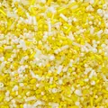 Mixed yellow and white glass seed beads for DIY jewelry making and handmade crafts. - 20g per Pack / Yellow Series (65#)