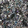 Assorted multi-color mixed glass seed beads and tube beads for DIY jewelry making - 56# / 20g/Pack / Black Series