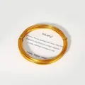 10m soft golden aluminum wire for DIY crafts and bonsai shaping - 1mm 10m / Gold