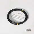 Black 10m soft aluminum wire for creative DIY crafts and modeling - 1mm 10m / Black