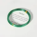 10-meter dark green flexible aluminum wire coil for DIY jewelry and bonsai craft making - Dark Green