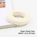 Beiges Blumen-Papierklebeband für DIY-Kunstblumenstängel, 1,2 cm breit und 30 Yards - Breite 1.2cm Länge 30 Yards / Beige