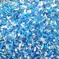 Mixed blue and white glass seed beads in frosted and transparent finishes for DIY jewelry - 20g per Pack / Lake Blue Series (63#)