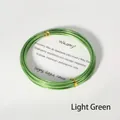 10m light green flexible aluminum craft wire for DIY jewelry making and bonsai modeling - Light Green