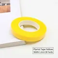 Gelbes Floristenband für DIY-Blumenstiele, 1,2 cm breit, 30 Yards lang - Breite 1.2cm Länge 30 Yards / Gelb