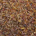 Handmade DIY mixed golden amber glass seed beads for jewelry making 450g bulk pack - Code 57 / 20g/Pack / Coffee Series