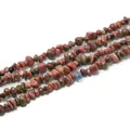 Natürliche Rhodonit-Edelsteinperlen, unregelmäßige Form für DIY-Schmuckherstellung - Mittel 5-8mm 80cm/Strang / Natürlicher Rhodochrosit Splitter