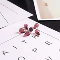 Cuentas de cristal de vidrio facetado gota púrpura ciruela para joyería - Estilo Gota de Agua / 10X15MM (Pack de 10) / Púrpura