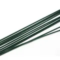 Professionelle dunkelgrüne papierumwickelte Blumendrahtstiele für DIY Blumengestecke - Blumenstiel 1 Stk / 2mm Dicke 400mm Länge