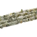 Natürliche unregelmäßige graue Labradorit-Steinchip-Perlen für DIY-Schmuck und Accessoires - Mittel 5-8mm 80cm/Strang / Natürliche Labradorit-Chips