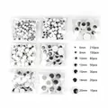 Yeux mobiles adhésifs de différentes tailles pour projets de bricolage DIY. - Mixed Sizes 6/8/10/12/15/18/20mm