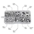 Kit d'yeux mobiles adhésifs de tailles et quantités variées dans une boîte de rangement - Boîte de rangement en plastique transparent à 10 grilles / Style de l'Ensemble 1