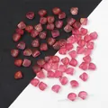 Iridiserende roze en rode glazen schelpkralen voor het maken van DIY-sieraden projecten - Set van 20 Stuks / Gouden Glitter Doorschijnend Rood