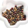 Hoogwaardige 8x8 mm gekleurde houten tonkralen voor doe-het-zelf sieraden en knutselen - Verpakking van 50 Stuks (8x8mm) / Willekeurig Gemengd