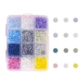 12-color pearlized 2.6mm fuse beads set in clear storage box for DIY crafts and kids puzzles - 2.6mm / 12-Color Pearlescent Set 2