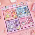 Cute kawaii cartoon mini pocket notebook 12pcs gift set for students stationery - Charging Plan Series (XM-TZ9004) / Set of 12