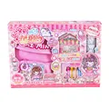 Portable pink drawing set featuring graffiti bag, oil pastels, and notebook for children - Graffiti Diary Portable Bag (Pink Box)