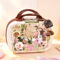 Handmade DIY bean pod doll craft kit in portable carrying case for creative girls - DIY Bean Pod Cute Memory Box