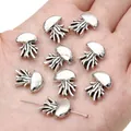 Perline meduse in lega d'argento per creazione gioielli e bracciali - Forma di Medusa