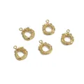 Intricate 14K gold plated dragon pendants for handmade DIY jewelry making accessories - #015 Style Dragon Pendant (1 Piece Pack)