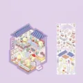 3D miniature museum duck sticker set for creative scrapbooking with two sheets included - Ancient Museum / 2 Sheets Stickers + 1 Tweezers