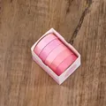 Set van roze macaron gradiënt washi tape in een doosje voor DIY scrapbooking decoratie - Macaron Effen 3 / 5 Rollen