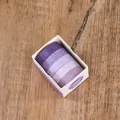 Morandi paarse gradiënt washi tape set voor DIY-dagboek en scrapbooking decoratie - Morandi Basis 1 / 5 Rollen