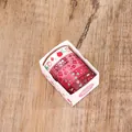 Retro washi tape set met 5 rollen rood gebloemd en fruitpatroon tape in een doos - Retro Stijl 1 / 5 Rollen