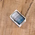 Set van 5 Morandi blauw-grijs verloop washi-tapes voor scrapbooking en DIY-decoraties - Morandi Basis 3 / 5 Rollen