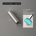 Professional silver cylindrical nail art magnet tool for cat-eye gel polish 10x30mm - Large (10x30mm) / Silver