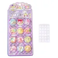 3D sparkly cute shaker resin patches set with adhesive dots for DIY handbook crafts - 12Pcs/Card / Colorful Daily Life