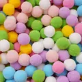 Multicolor fluffy polyester pompoms for creative DIY jewelry and children's crafts - 30Pcs Pack / Dark Mixed Color Series / 2.5cm