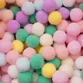 Assorted soft pastel mix polyester pom-poms for creative DIY arts and crafts projects - 20 Pieces Set / Macaron Series / 3cm