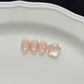 Glinsterende roze cat-eye nagelgel polish met fijne glitters SKU-variant - Bubble Gel 02#