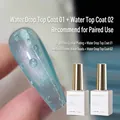 LIMITPRETTY 3D water drop top coat gel per unghie con effetto ondulazione dell'acqua - Set (2 Pezzi)