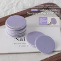 Dischi abrasivi viola grana 180 per testa di smerigliatura unghie 20 pezzi - Disco Abrasivo Frisbee (zqgj0762-0) / 180° / Viola