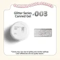 Professional high-density silver glitter canned nail gel polish variant #003 for nail art - 5g Pack / Silver High Density Glitter (03#)