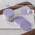Dischi abrasivi viola grana 240 per testine di levigatura per manicure russa pro - Disco Abrasivo Frisbee (zqgj0762-0) / Grana 240 / Viola