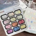 12-color palette mermaid texture nail gel with high-gloss pearlescent satin finish - Mermaid Texture Gel